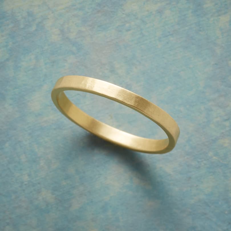 Gold Parchment Ring View 1