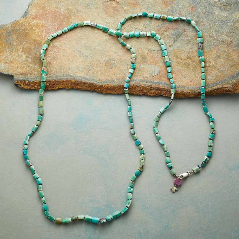 RUSTIC TURQUOISE NECKLACE view 1