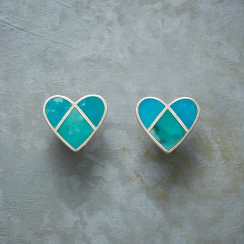 CROSS YOUR HEART EARRINGS view 1