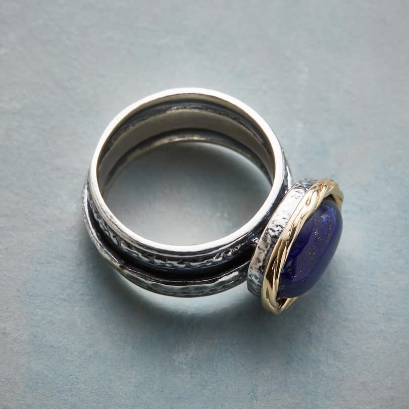 NESTED LAPIS RING view 1