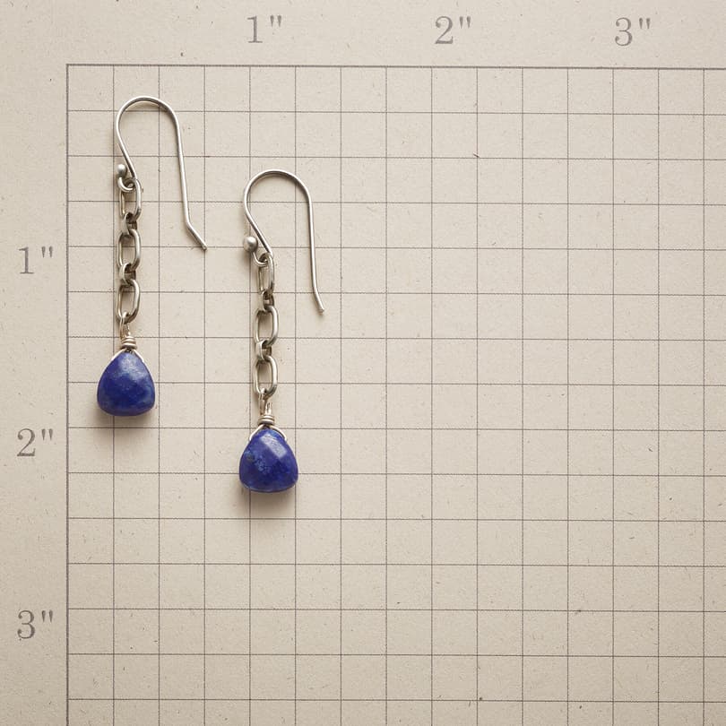 LINKED TO LAPIS EARRINGS view 1