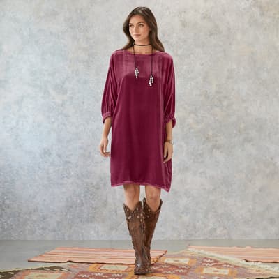 Sundance store velvet dress