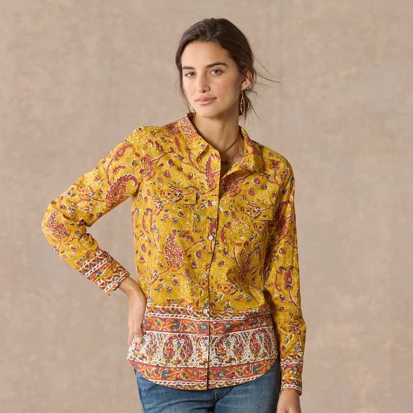 FLORAL JOY TOP - PETITES view 1