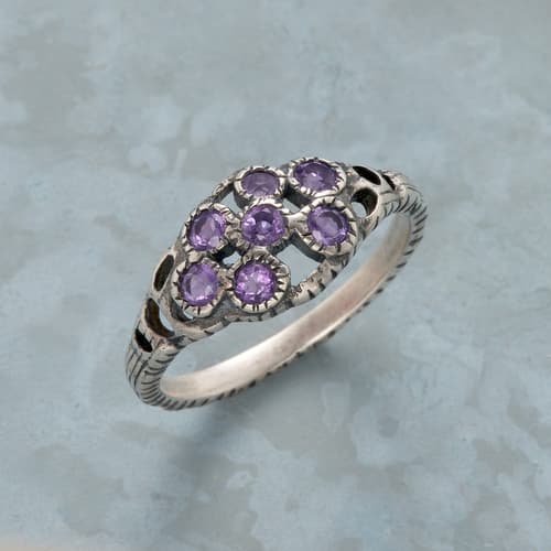 CANDACE AMETHYST RING view 1