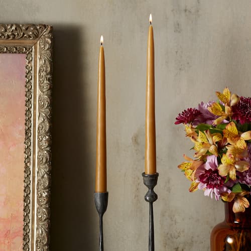 ARTISAN TAPER CANDLES, SET OF 2 view 1