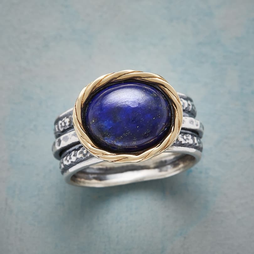 NESTED LAPIS RING view 1