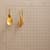 Golden Pod Earrings View 2