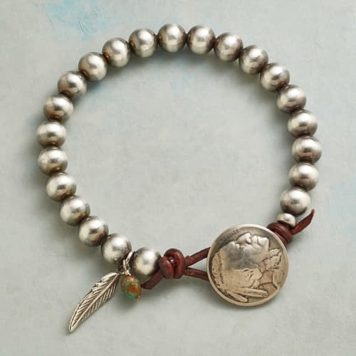 INDIAN HEAD NICKEL BRACELET view 1