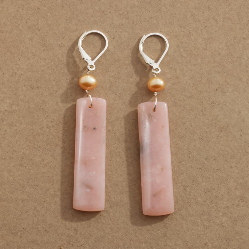 Rose &amp; Gold Earrings View 1