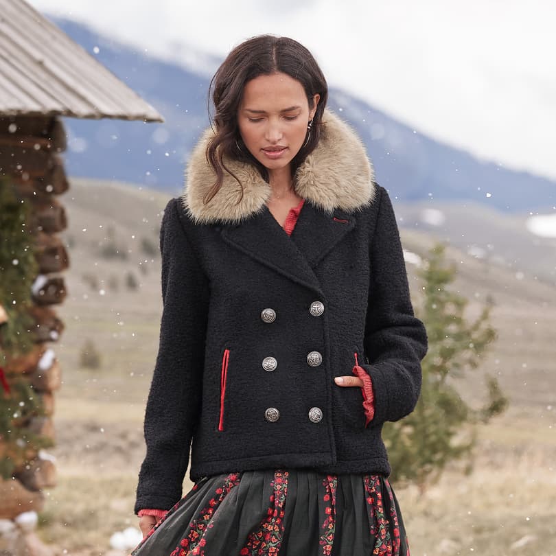 Petite pea coats clearance sale