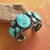 1950S CASTLE DOME TURQUOISE CUFF view 1