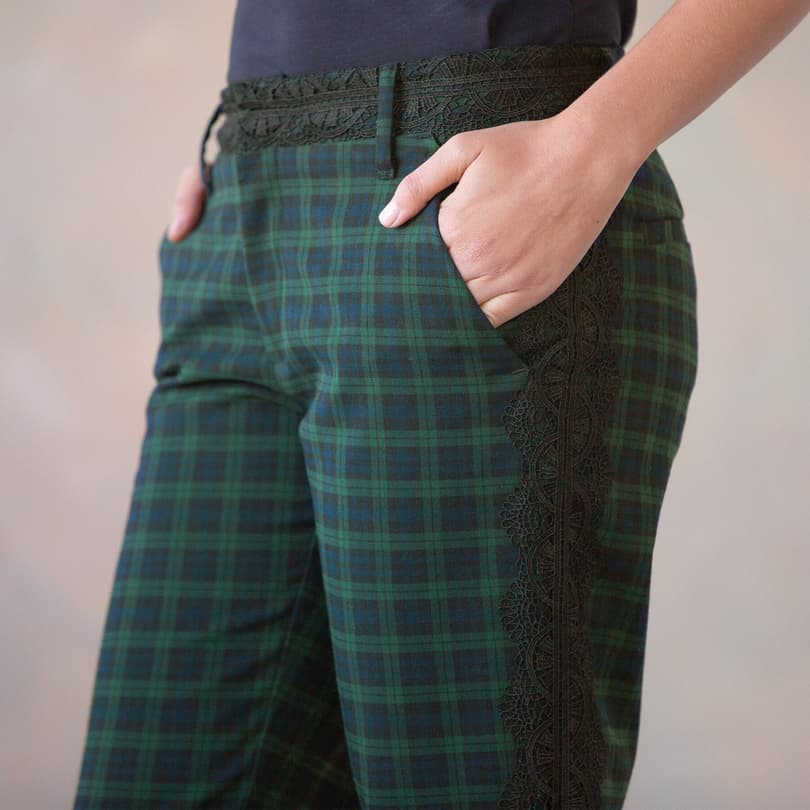 DRESSED UP PLAID TROUSERS view 3