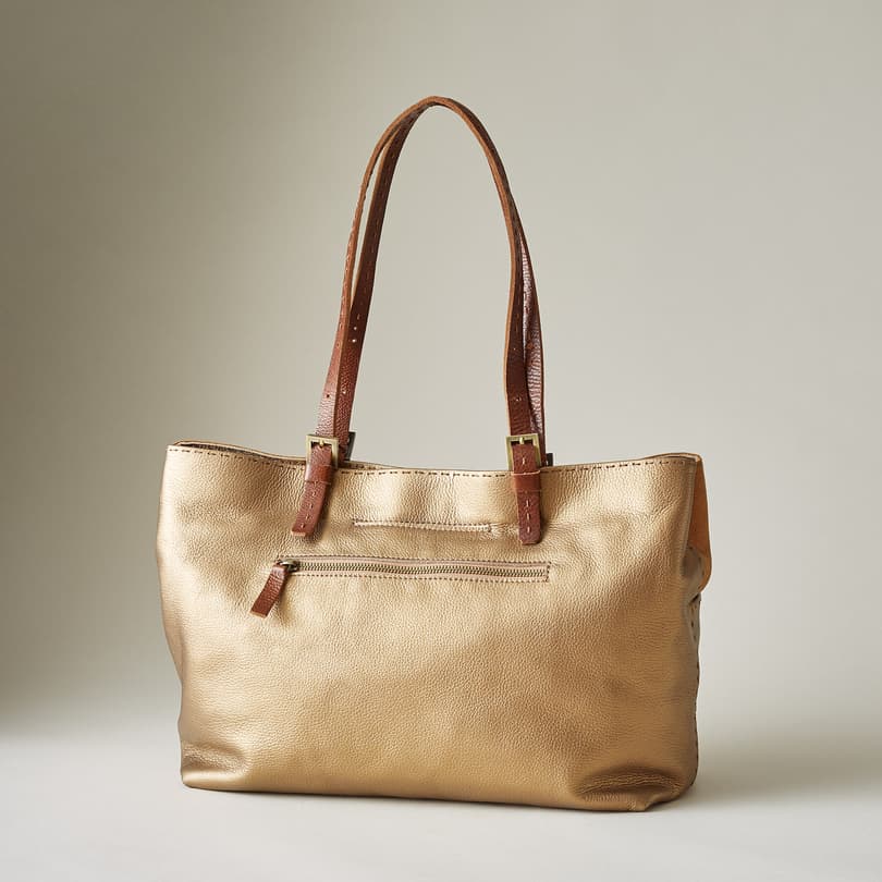 DUNE LEATHER TOTE view 1