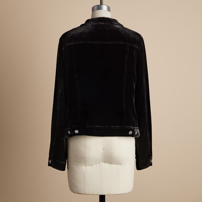 Carlton Black Velvet Jacket (Separates) –