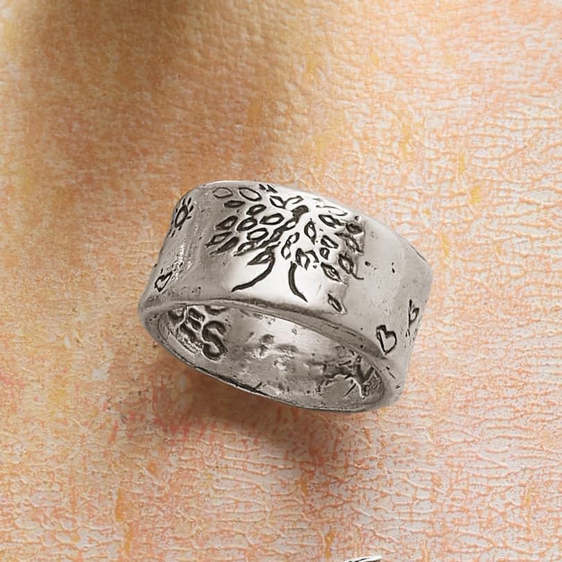 Sterling Silver Strength Ring View 3