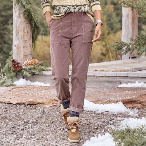 Driftwood Wyatt Velvet Flare Pants