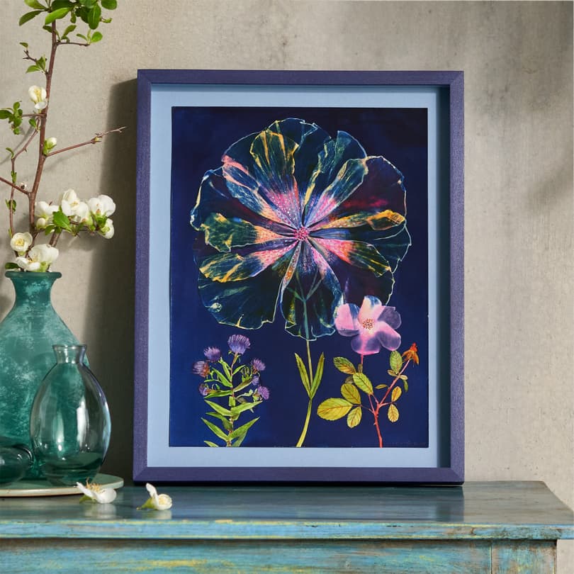 Double Hibiscus, Rose Painting View 1