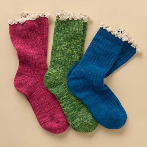 Smartwool Popcorn Cable Crew women's sock - Village Sock Shop