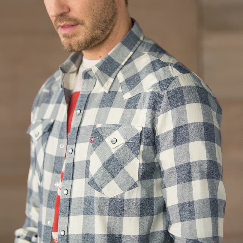 LEVIS BARSTOW SHIRT DK GRY view 2