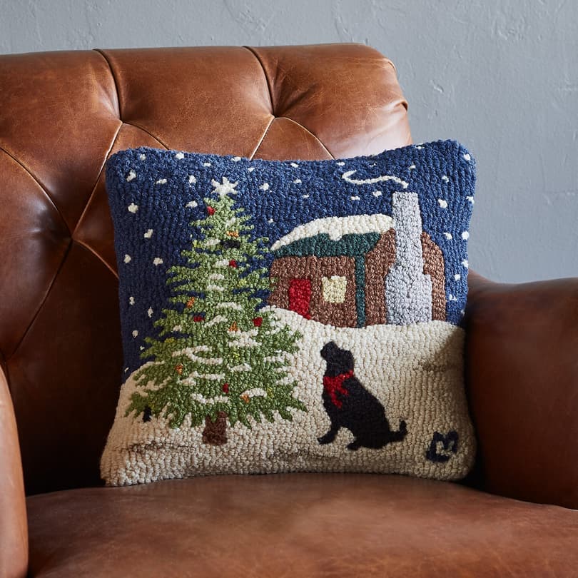 OUTDOOR TREES DOG DAYS PILLOW view 1