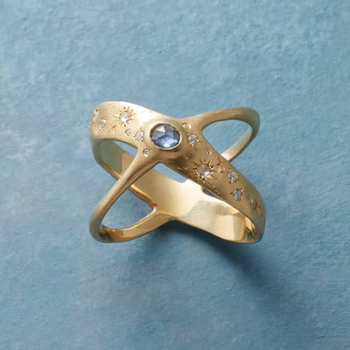 Starry Sapphire Ring View 1