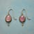 PUNCTUATED PINK SAPPHIRE EARRINGS view 1