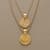 GOLD VERMEIL LUNA/SOL NECKLACE view 1