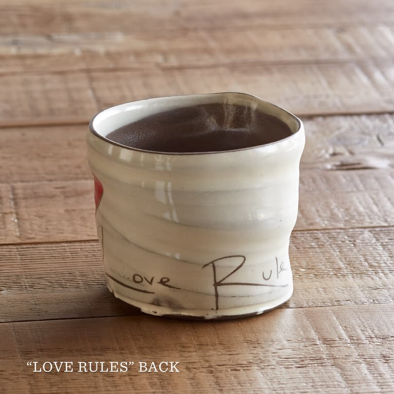 SENTIMENT LOVE IS IN THE AIR MUG view 6