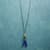 Lapis Tassel Necklace View 1