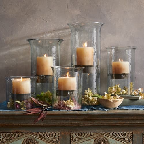 How to Make Leather Wrapped Candle Hurricanes