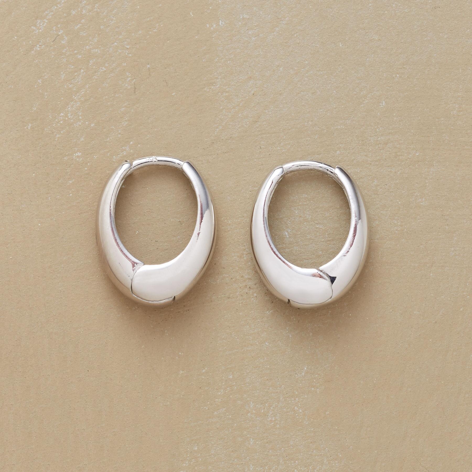 Amazing Silver Half Hoop Earrings The ICONIC