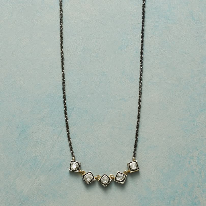 FIVE & COUNTING DIAMOND NECKLACE view 1