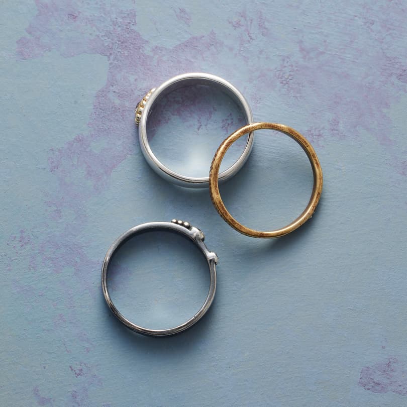 THREE TO ONE RING SET, SET OF 3 view 1
