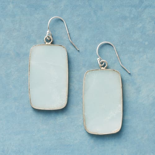 Sea Glass Earrings View 1