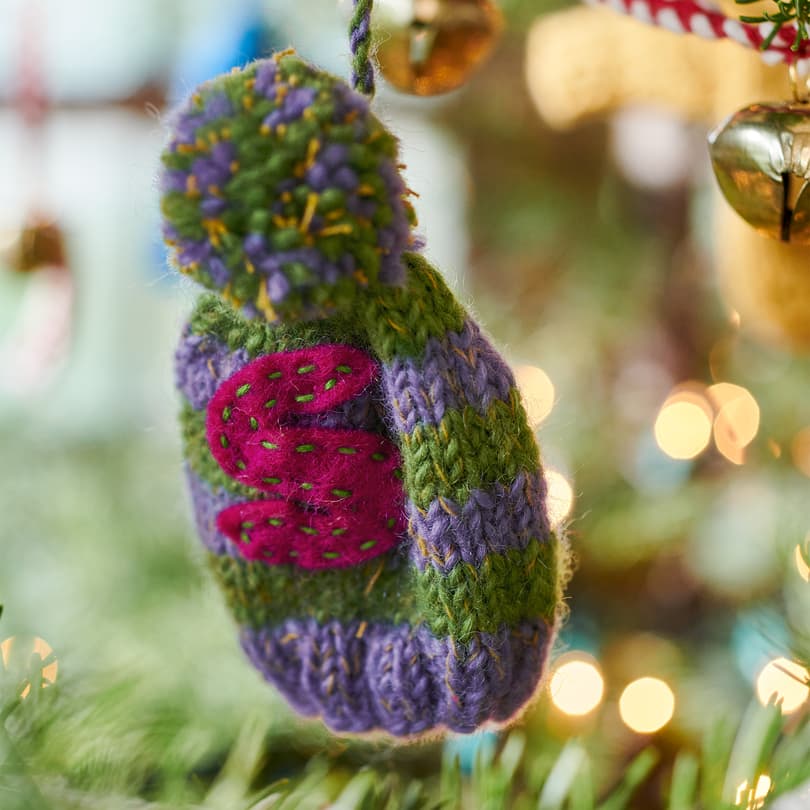 Pom Pom Letter Hat Ornament View 2