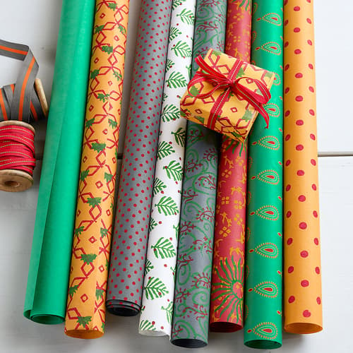 Sundance Festive Array Wrapping Paper, Set of 8