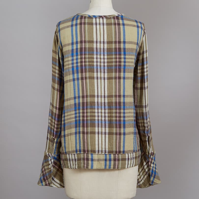 WILLOW PLAID TOP view 2