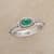ROPED EMERALD RING view 1