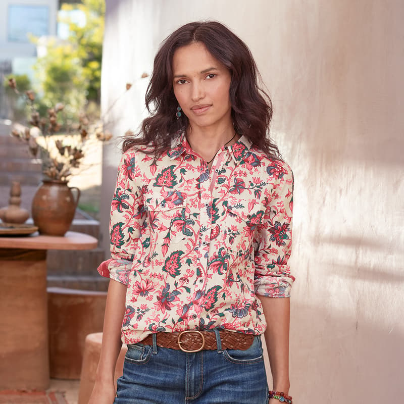 Floral Joy Top, Petite