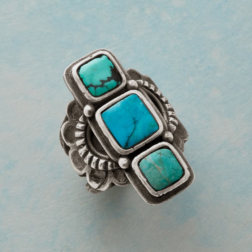 TURQUOISE TOWER RING view 1