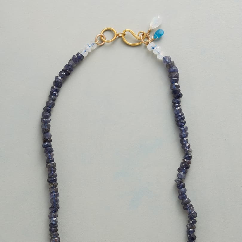 BLUE BOUNTIFUL NECKLACE view 2