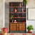 DRAPER CONSOLE WITH LARGE HUTCH view 1