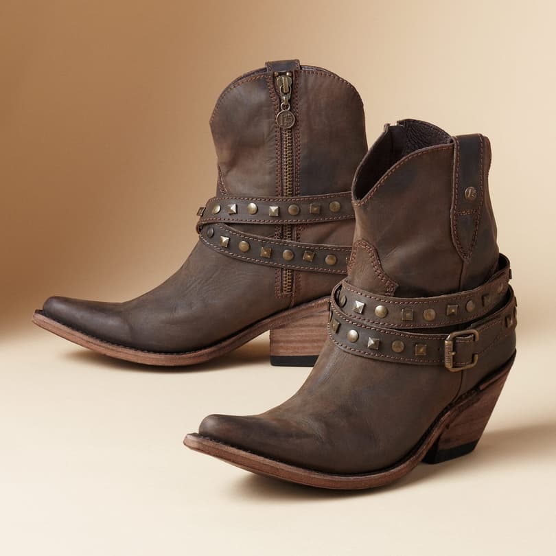 CONVERTIBLE BUCKLE BOOTS view 1