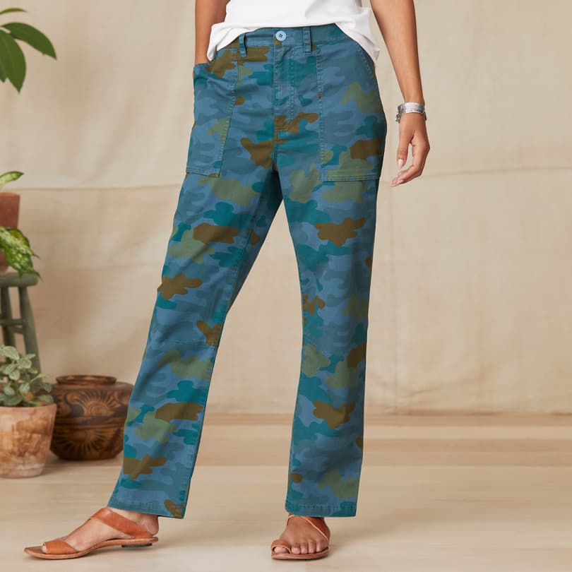 Ariel Camo Pant, Petite View 4