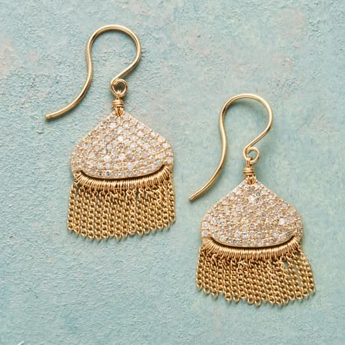 Diamond Dangle Earrings