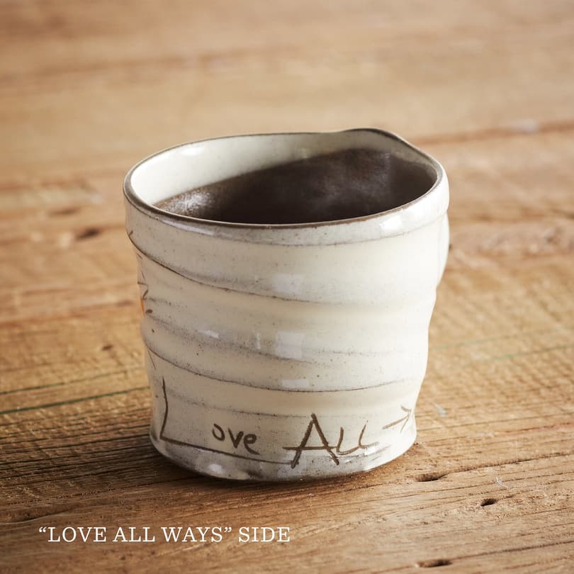 SENTIMENT LOVE IS IN THE AIR MUG view 3