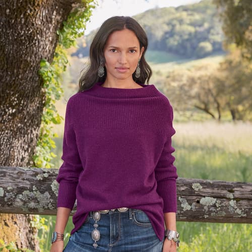 Kimia Cashmere Sweater, Petite