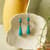 Turquoise Obelisk Earrings View 3