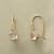 WHITE ROSE EARRINGS view 1