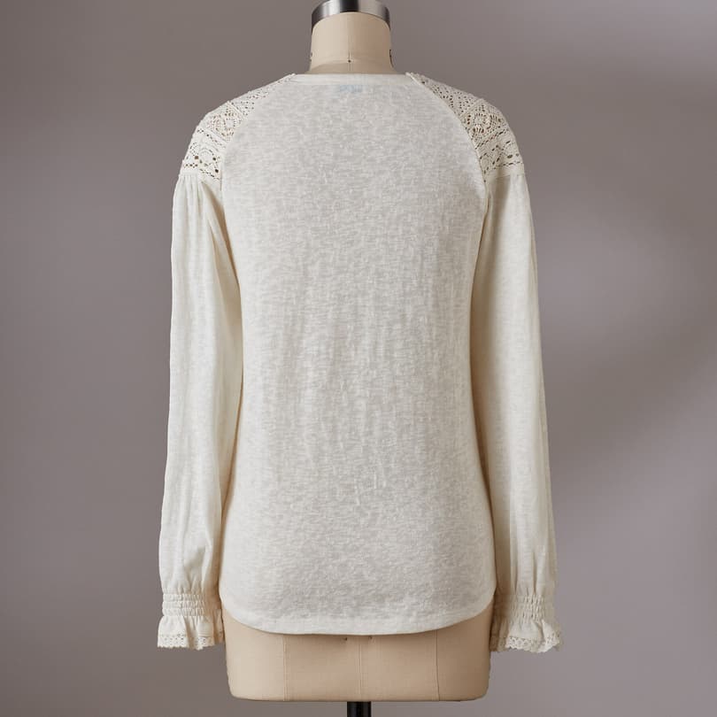 GRACEFUL LACE TOP view 1